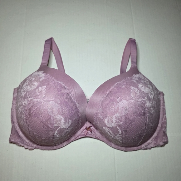Victoria Secret Bra 40DDD Push Up Pink Lace Body by Victoria Underwire - Picture 1 of 7